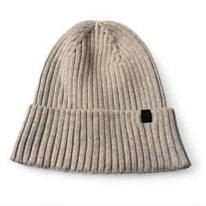 Avalanche Taupe Ribbed Knit hat